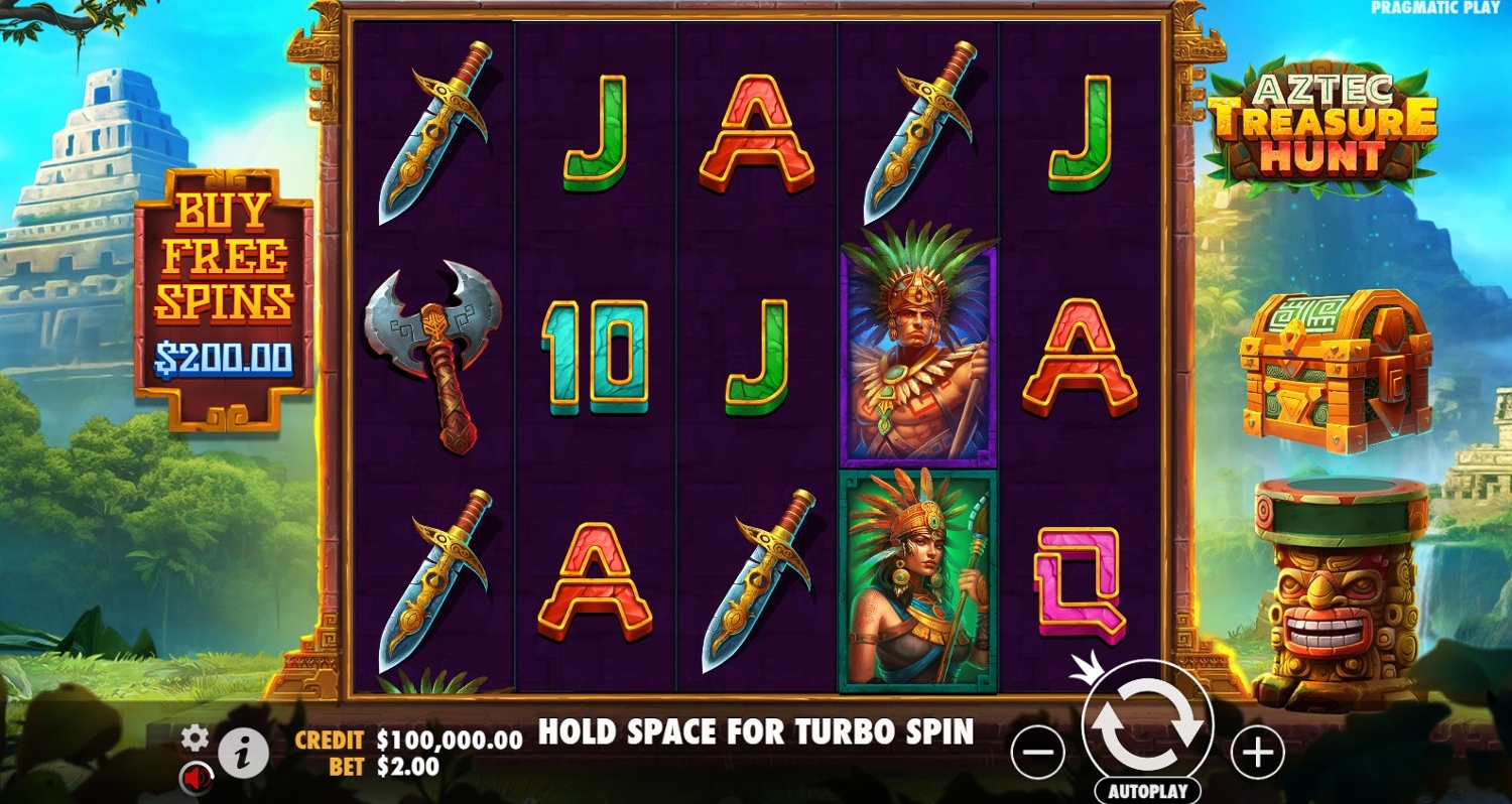 Aztec Treasure Hunt Slot Gameplay