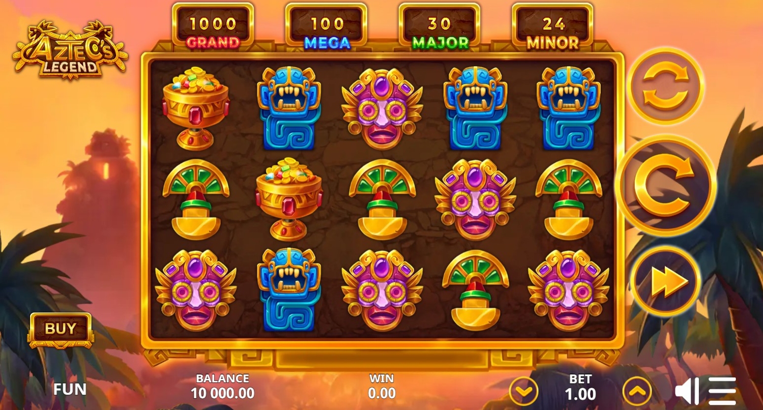 Aztec's Legend (Zillion Games) Slot Gameplay
