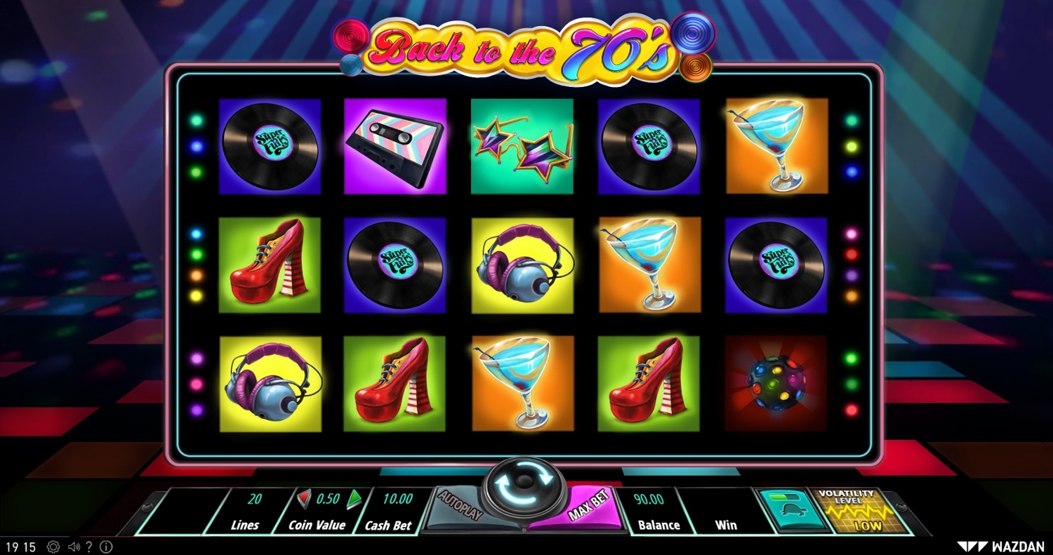 Back to the 70's Slot Gameplay