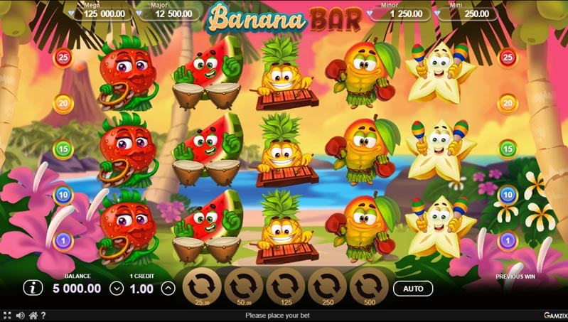 Banana Bar Slot Gameplay