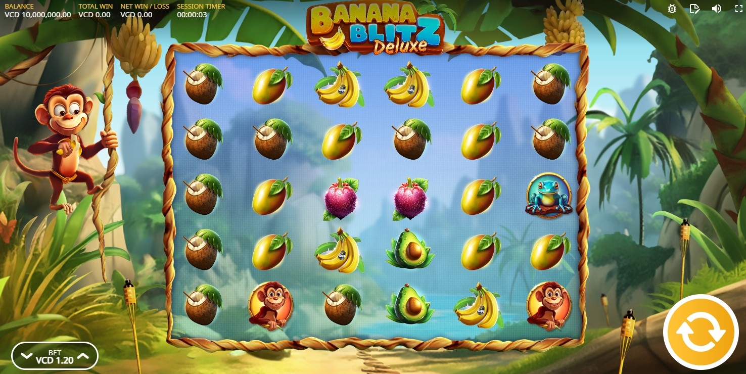 Banana Blitz Deluxe Slot Gameplay
