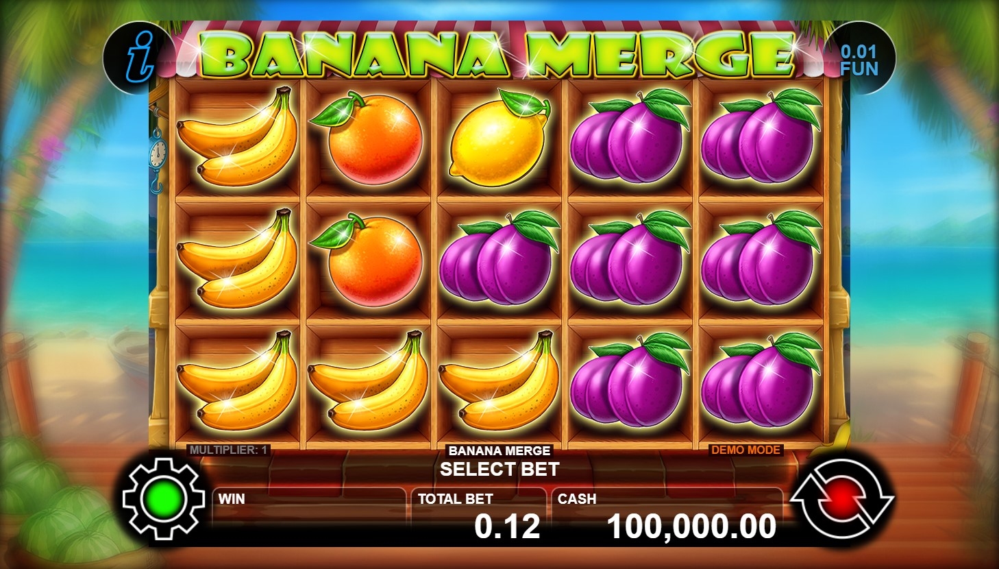 Banana Merge Slot Gameplay
