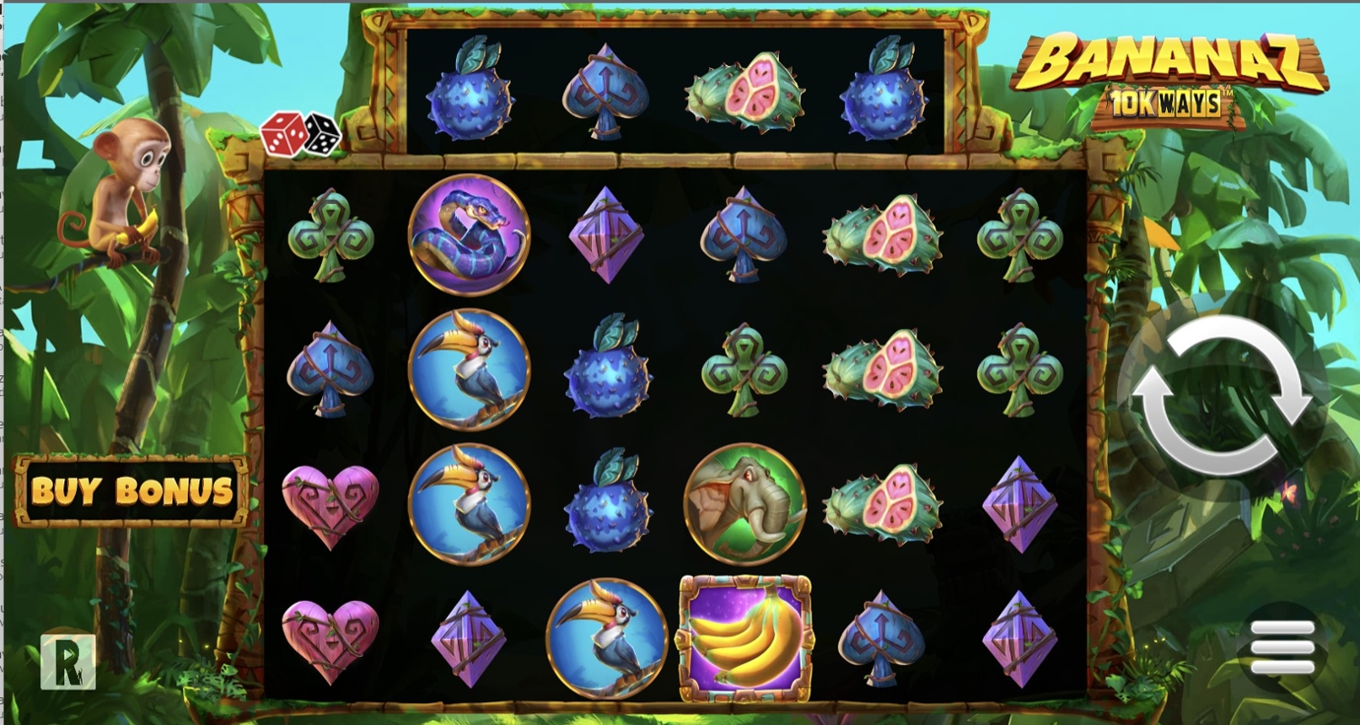 Bananaz 10K Ways Slot Gameplay