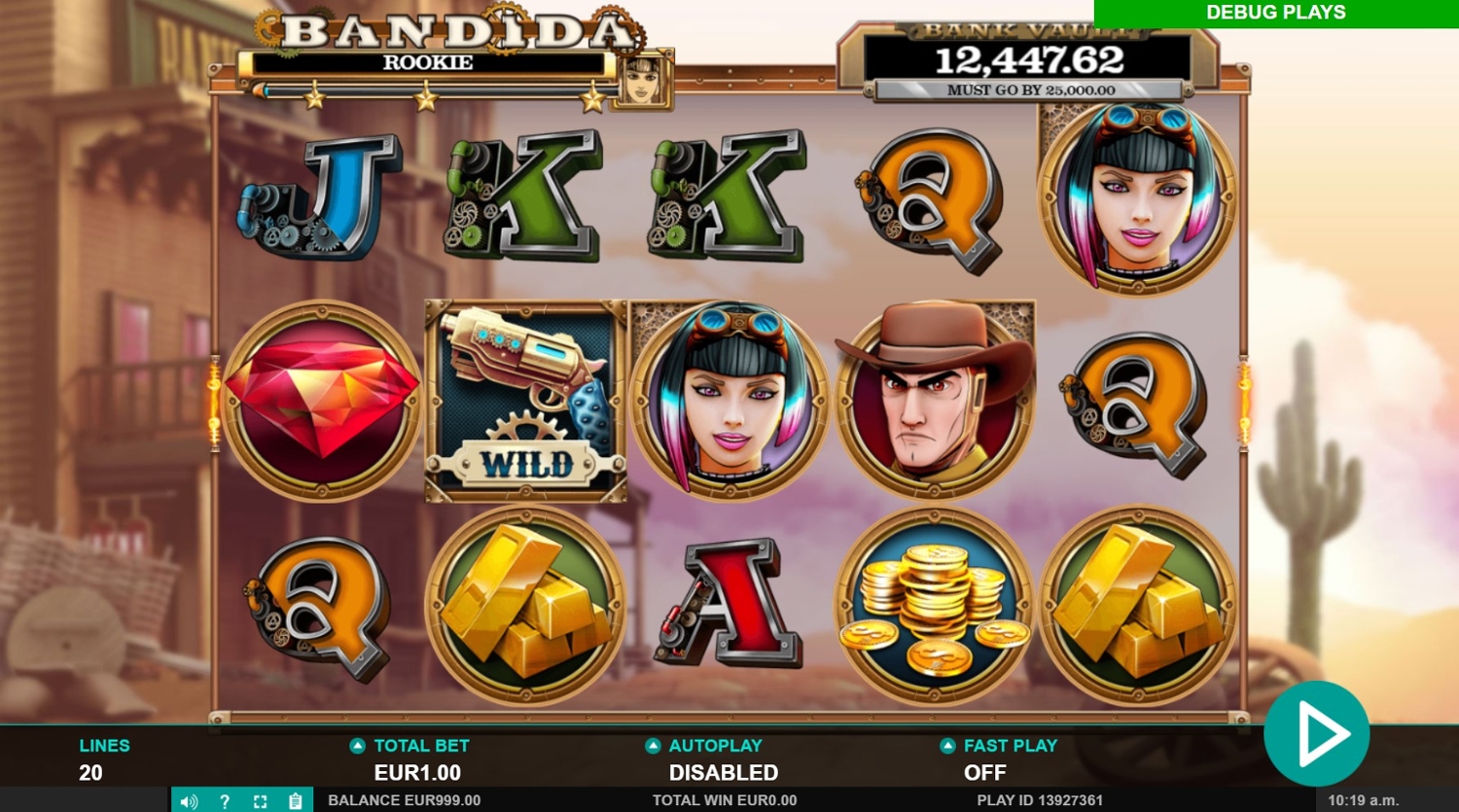 Bandida Slot Gameplay