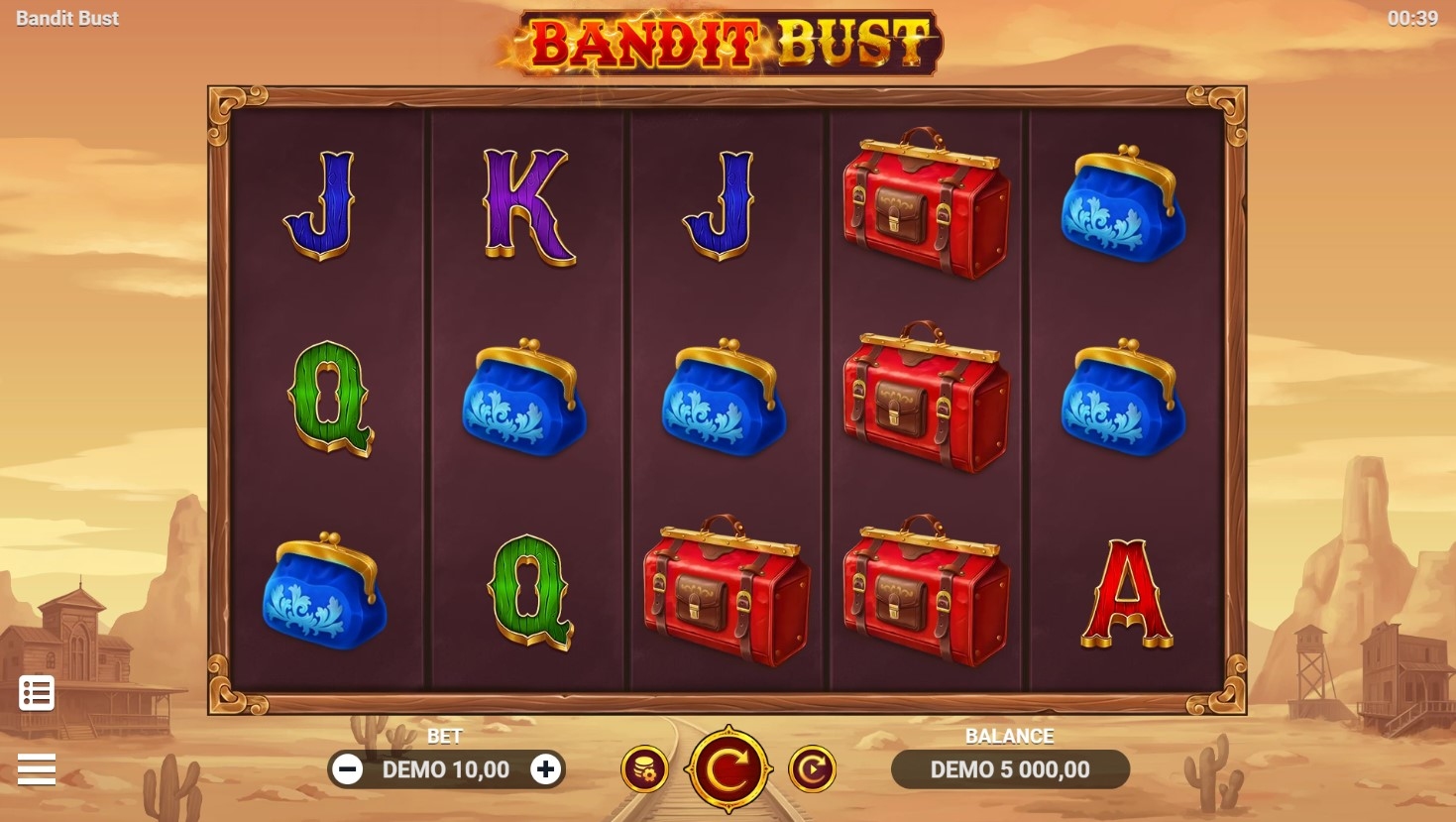 Bandit Bust Slot Gameplay