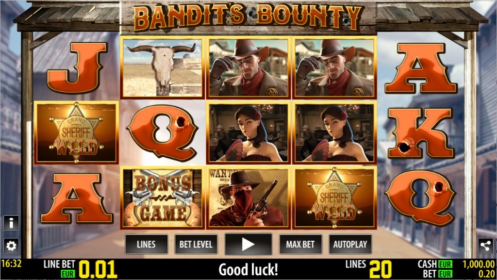 Bandit's Bounty Slot Gameplay