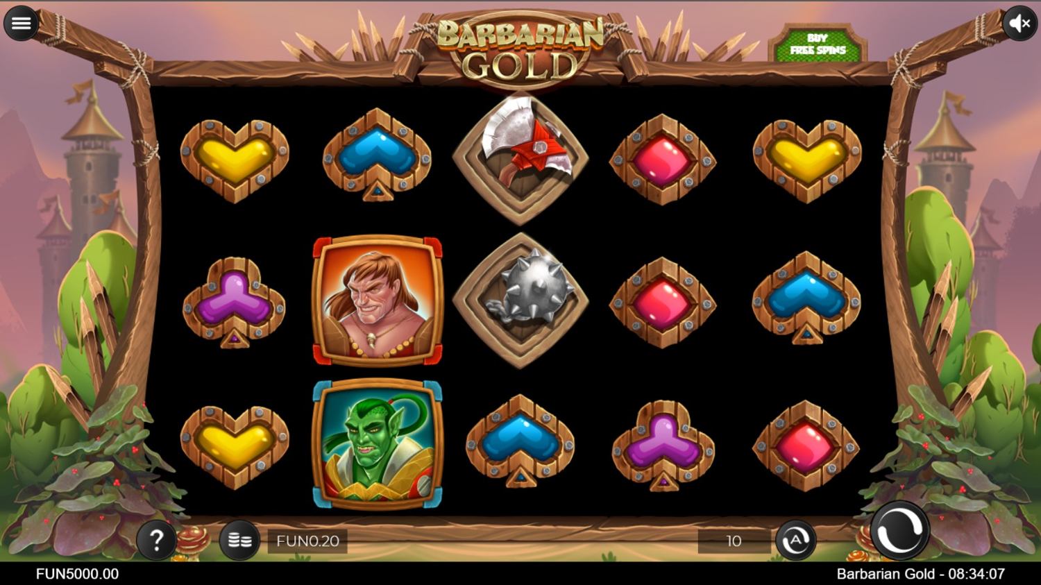 Barbarian Gold Slot Gameplay