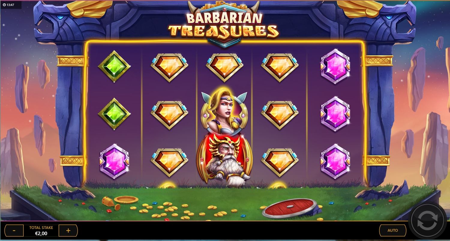 Barbarian Treasures Slot Gameplay
