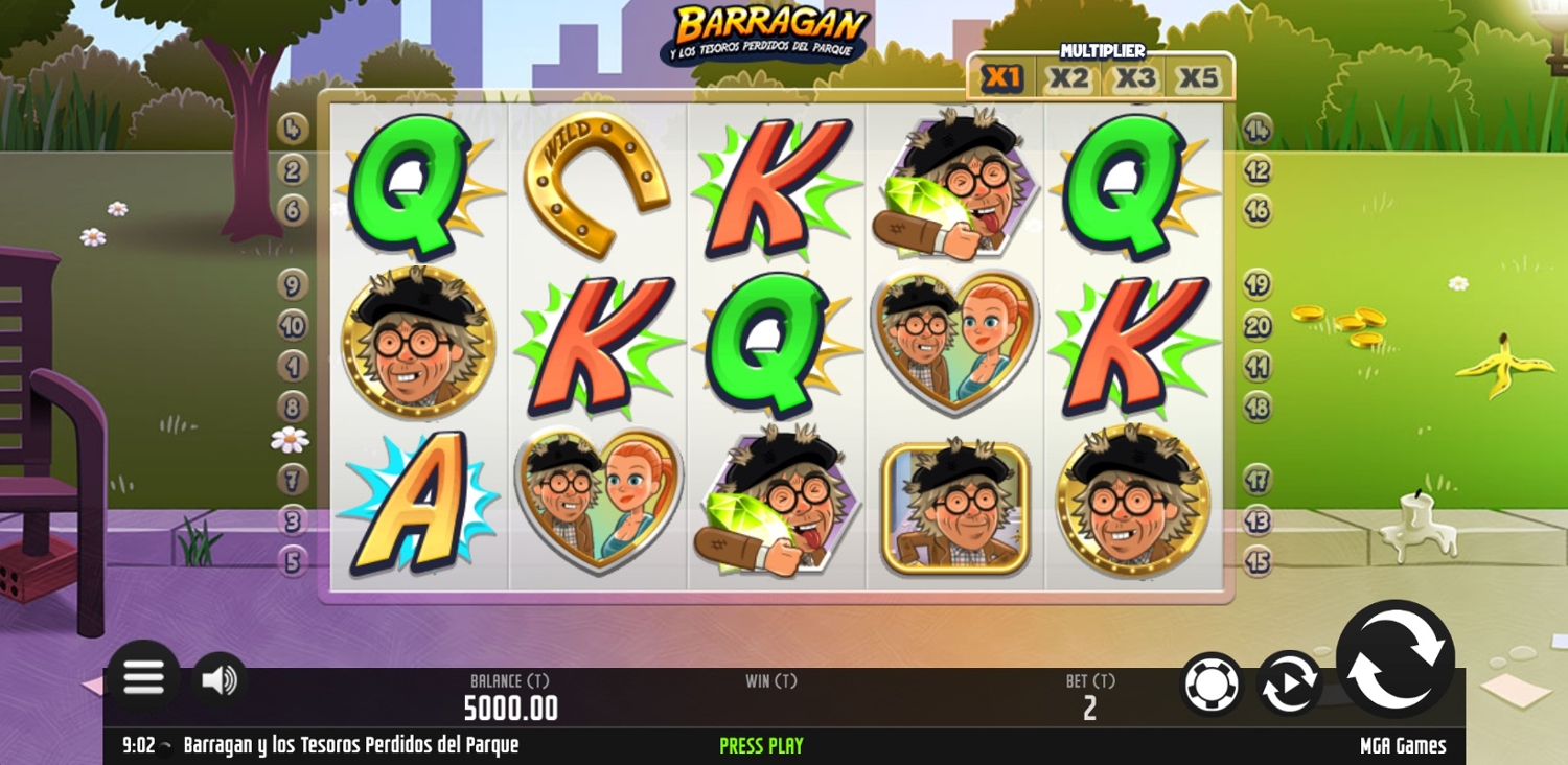 Barragan Y Los Tesoros Perdidos Del Parque Slot Gameplay