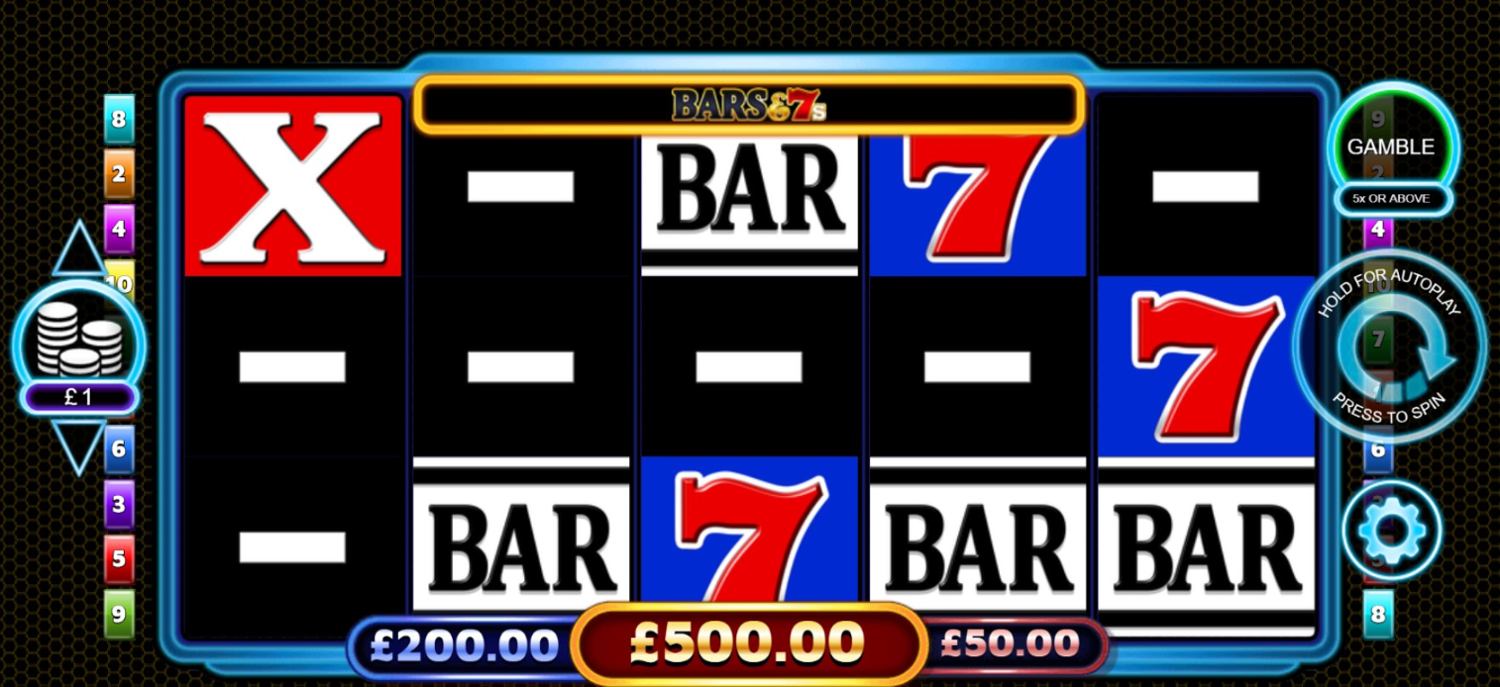 Bars 7s Slot Gameplay