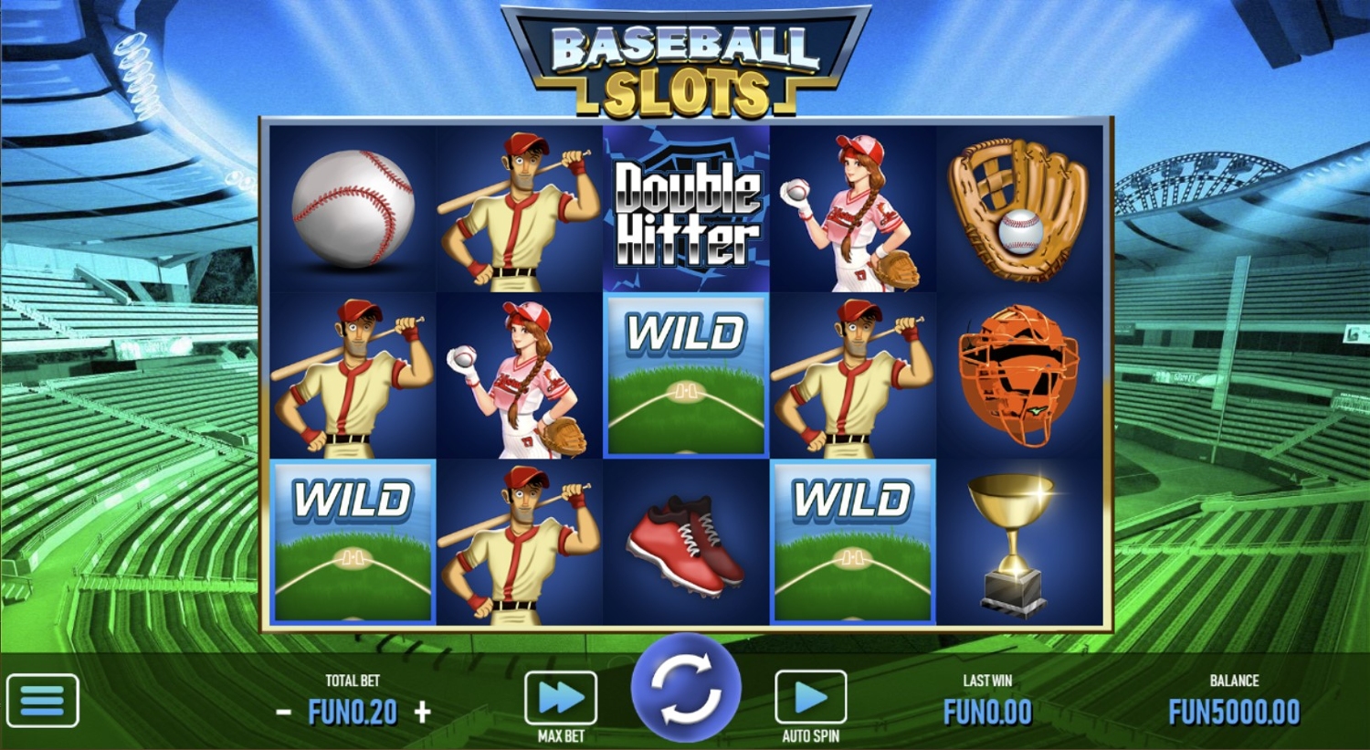 Baseball Grand Slam Slot Gameplay