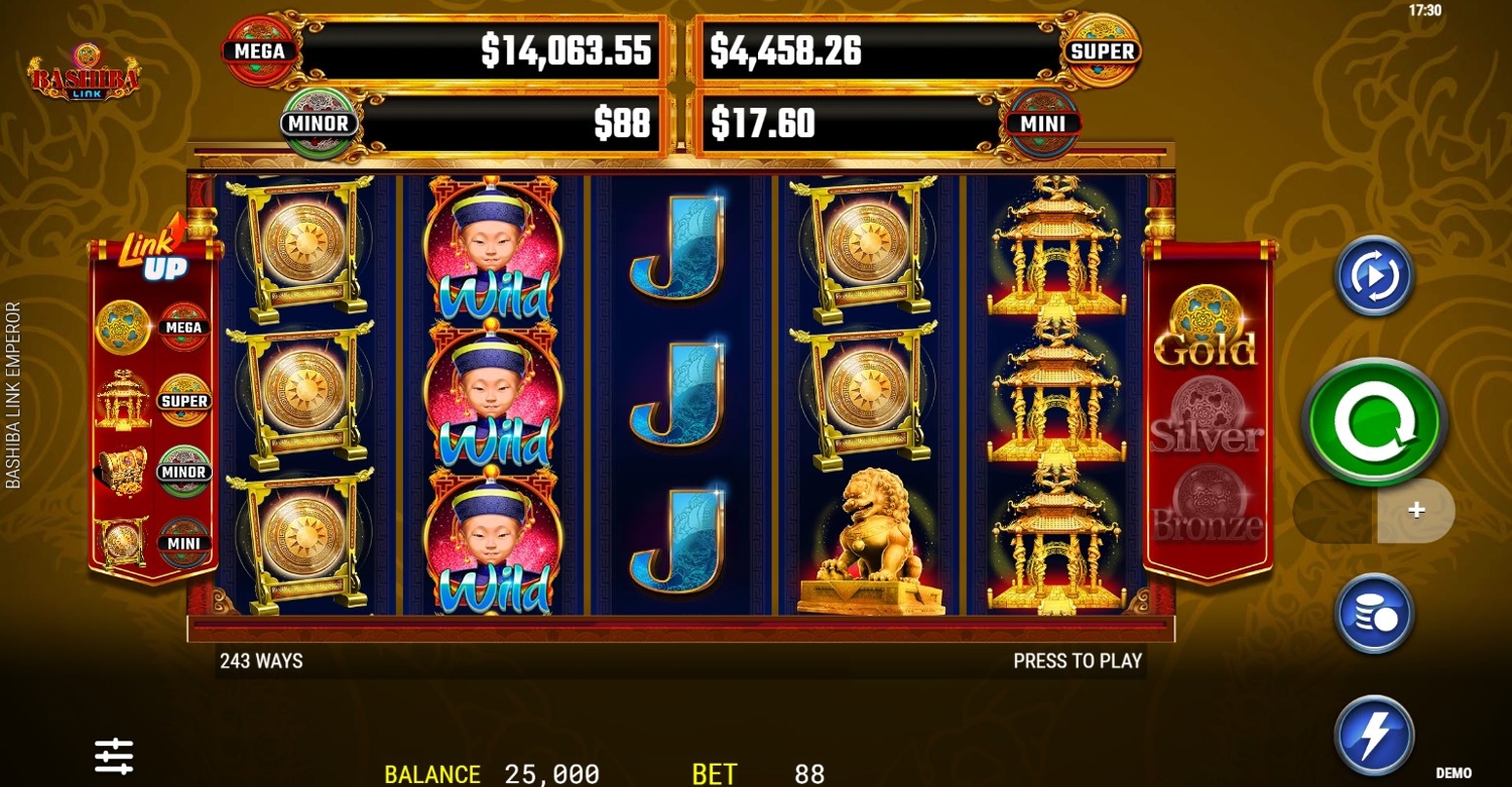 Bashiba Link Emperor Slot Gameplay