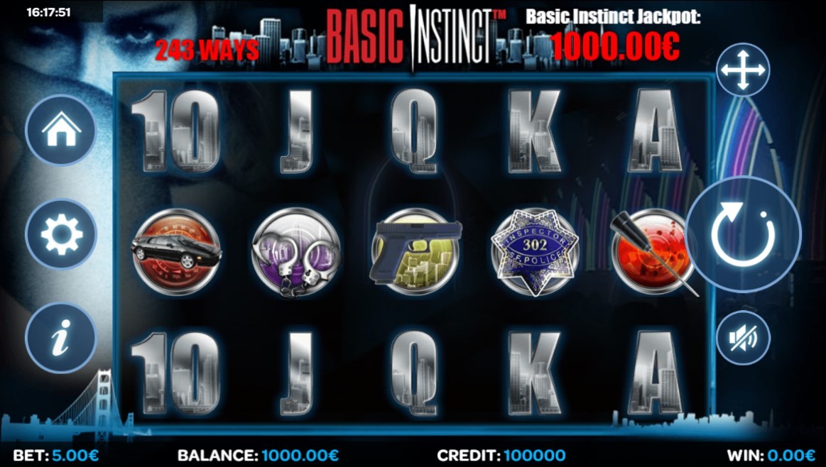 Basic Instinct Slot Gameplay