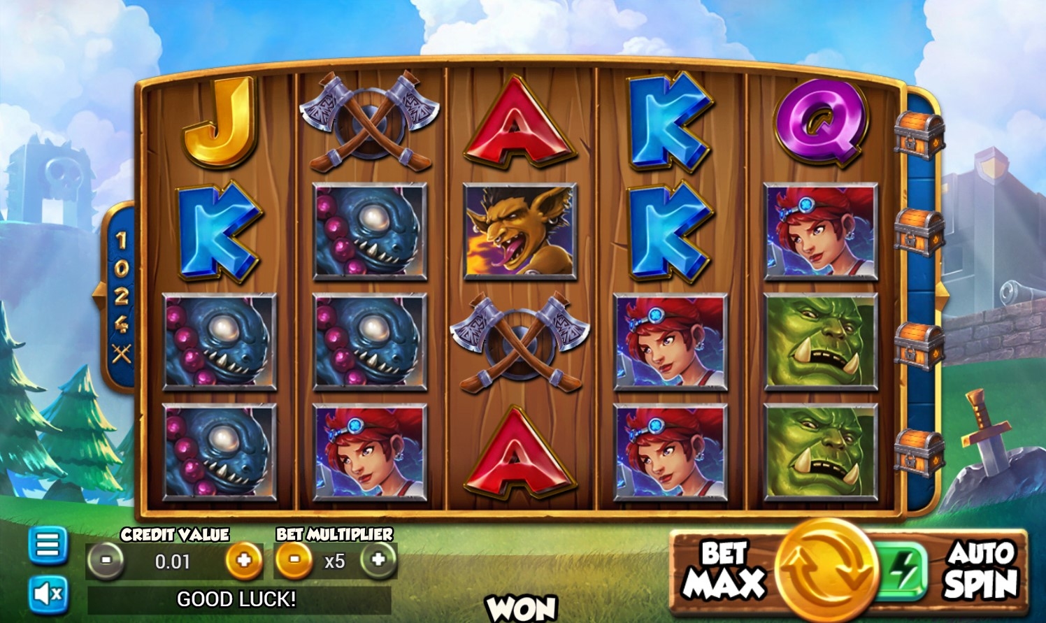 Battle Heroes Slot Gameplay