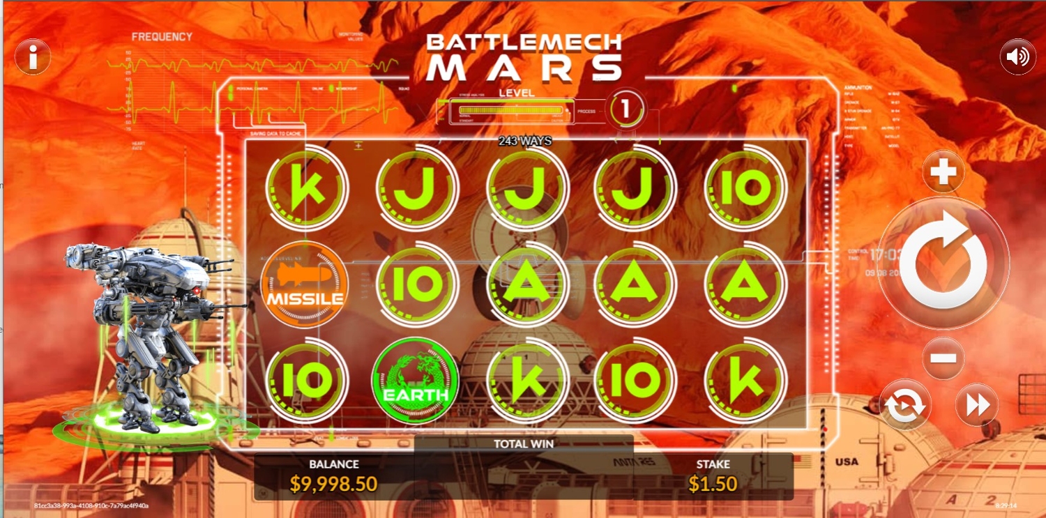 Battlemech: Mars Slot Gameplay