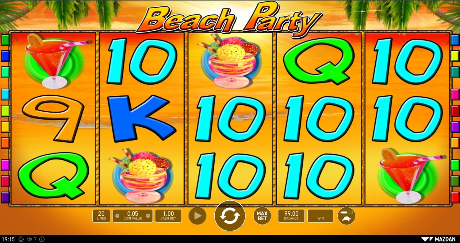 Beach Party Slot Gameplay
