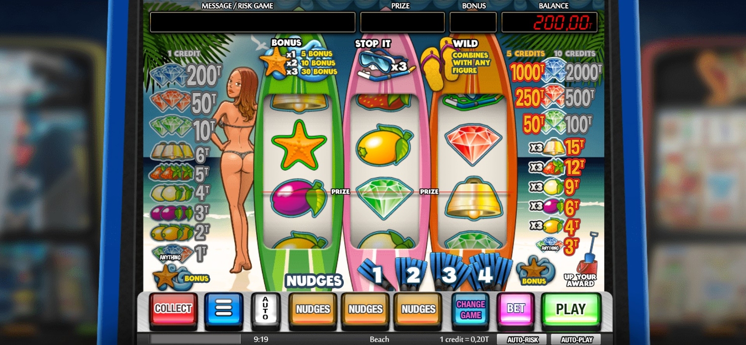 Beach Slot Gameplay
