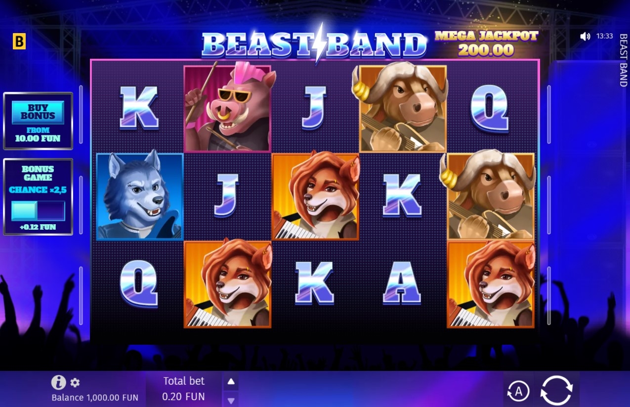 Beast Band Slot Gameplay