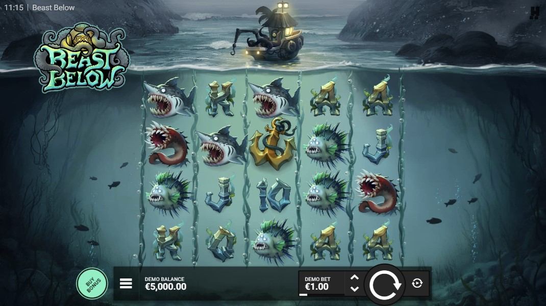 Beast Below Slot Gameplay