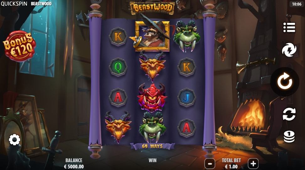 Beastwood Slot Gameplay