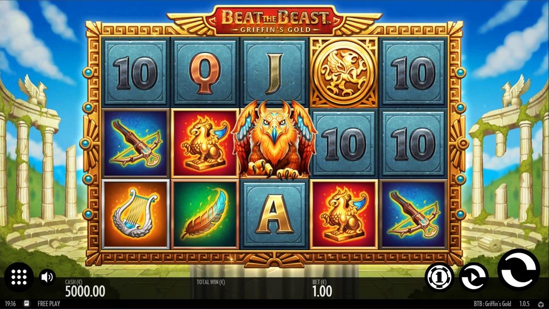 Beat the Beast: Griffin's Gold Slot Gameplay
