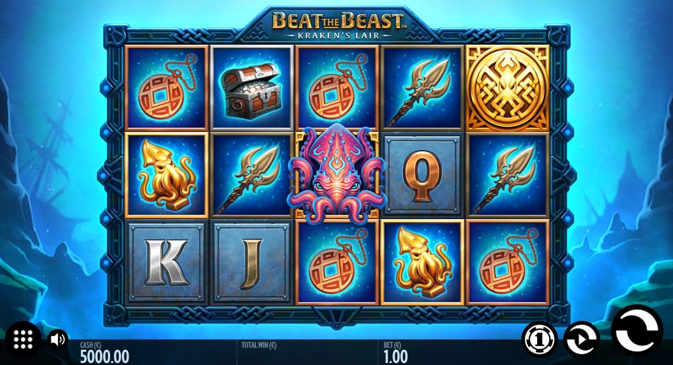 Beat the Beast: Kraken's Lair Slot Gameplay