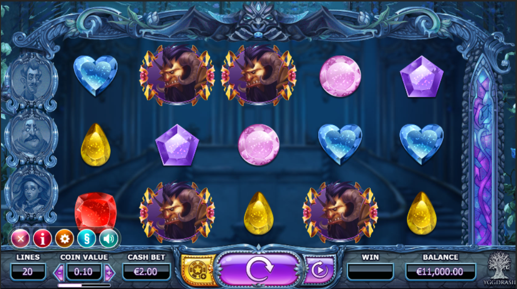Beauty & the Beast Slot Gameplay