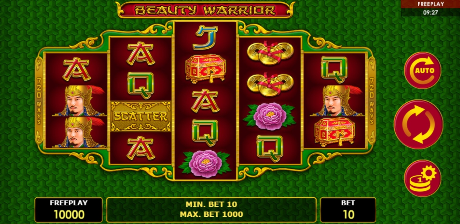 Beauty Warrior Slot Gameplay