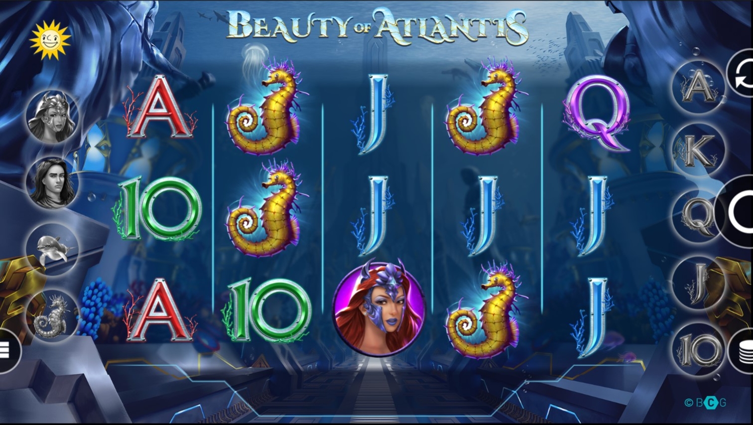 Beauty of Atlantis Slot Gameplay