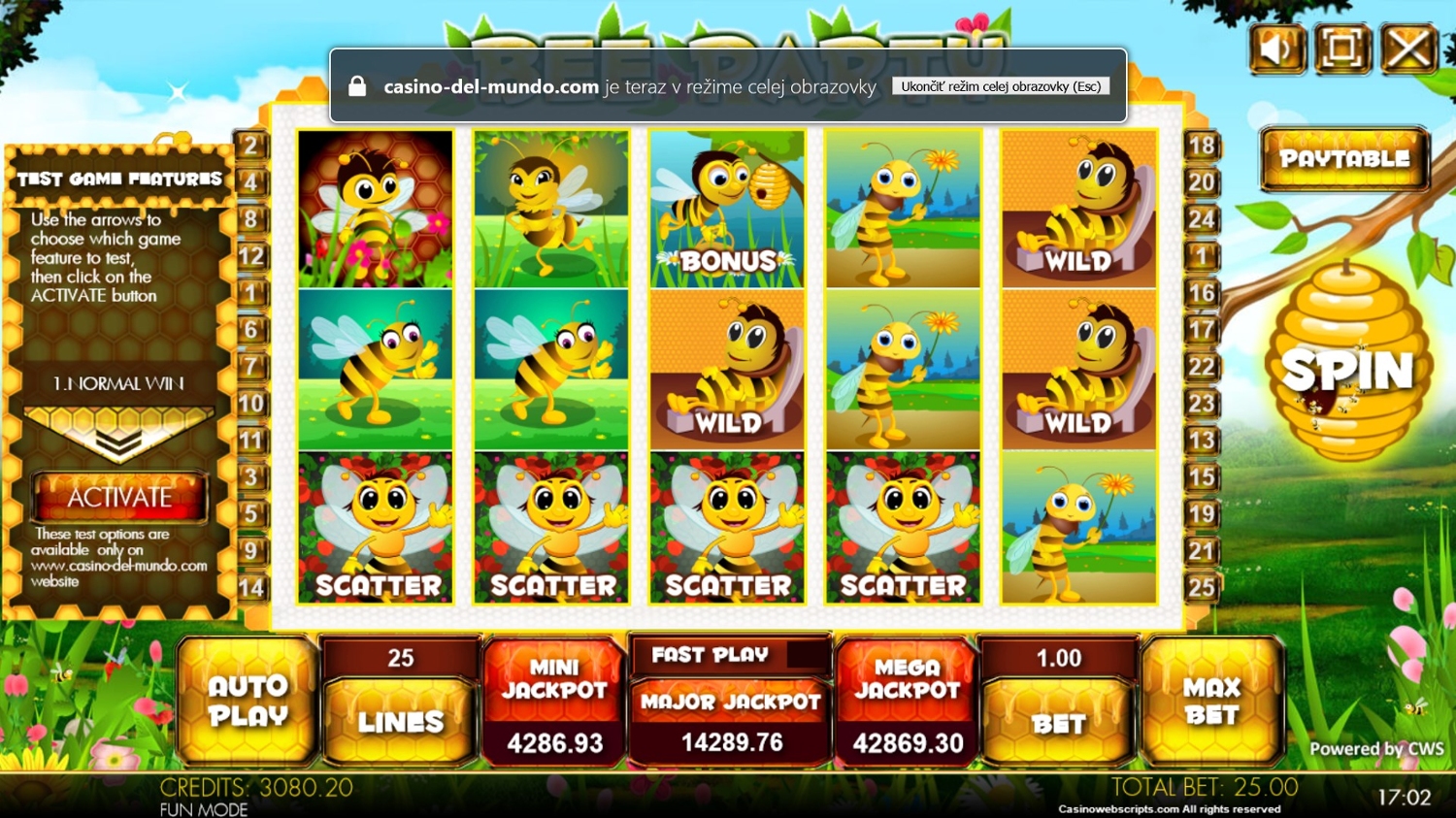 Bee Party Slot Gameplay