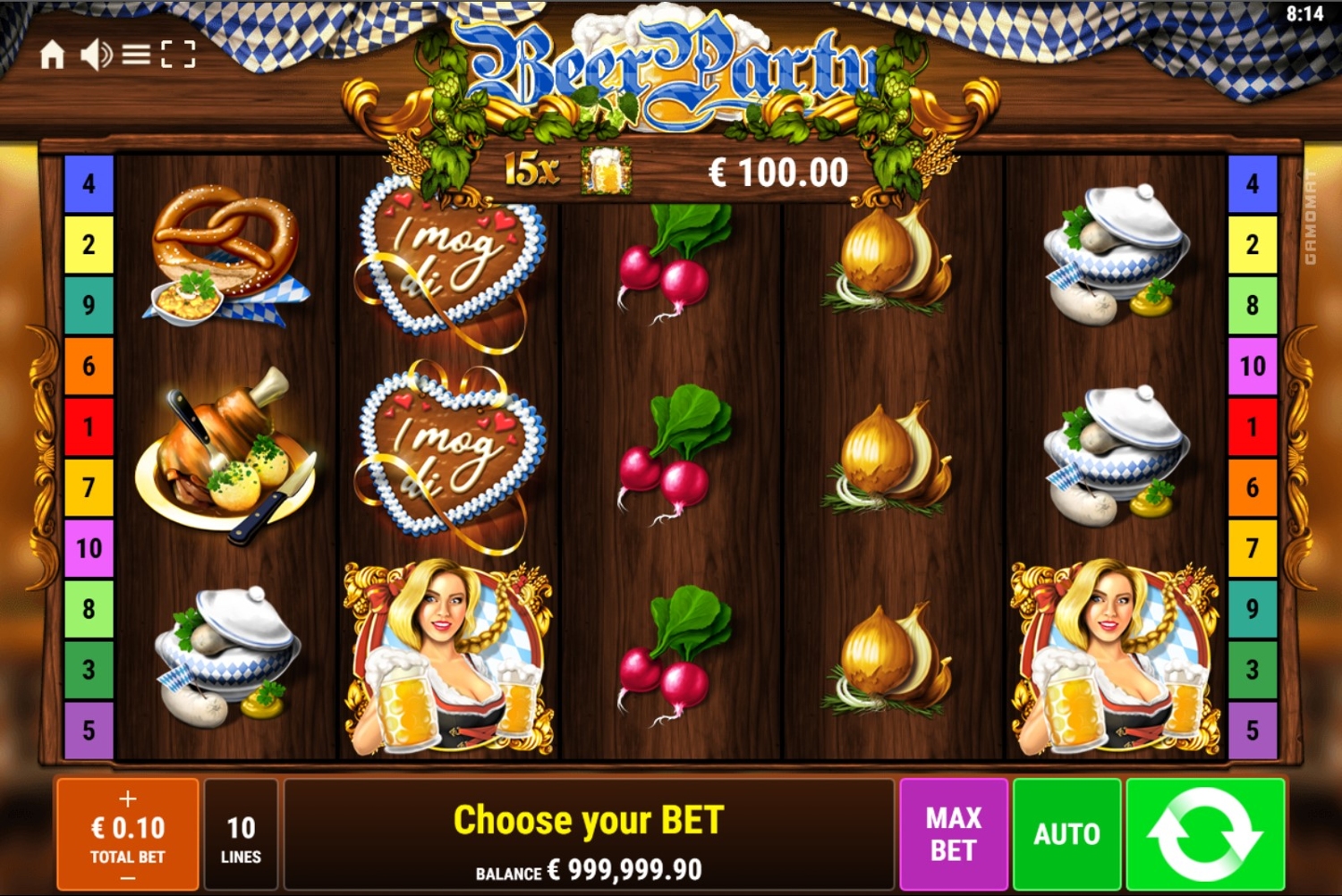 Beer Party Slot Gameplay