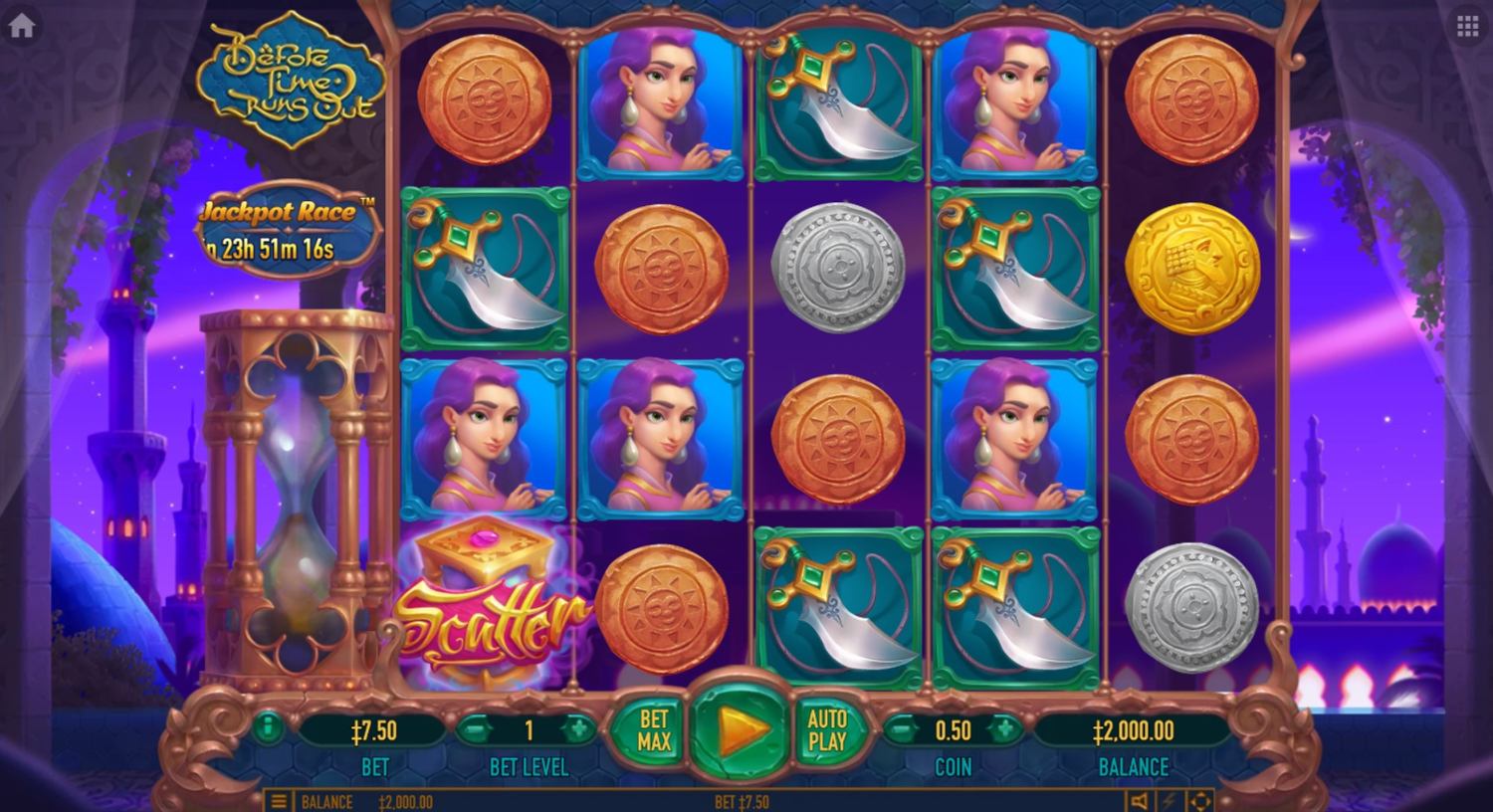 Before Time Runs Out Slot Gameplay