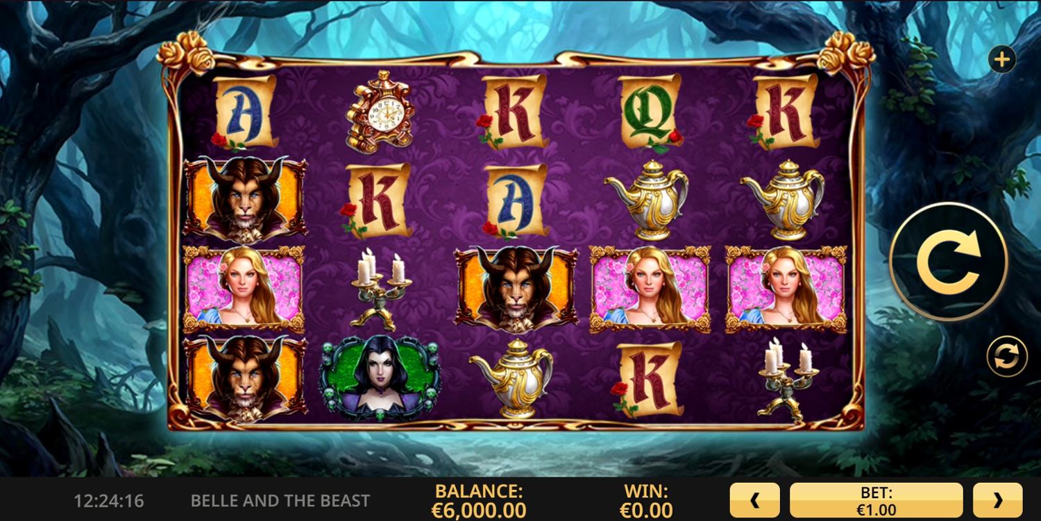 Belle And The Beast Slot Gameplay