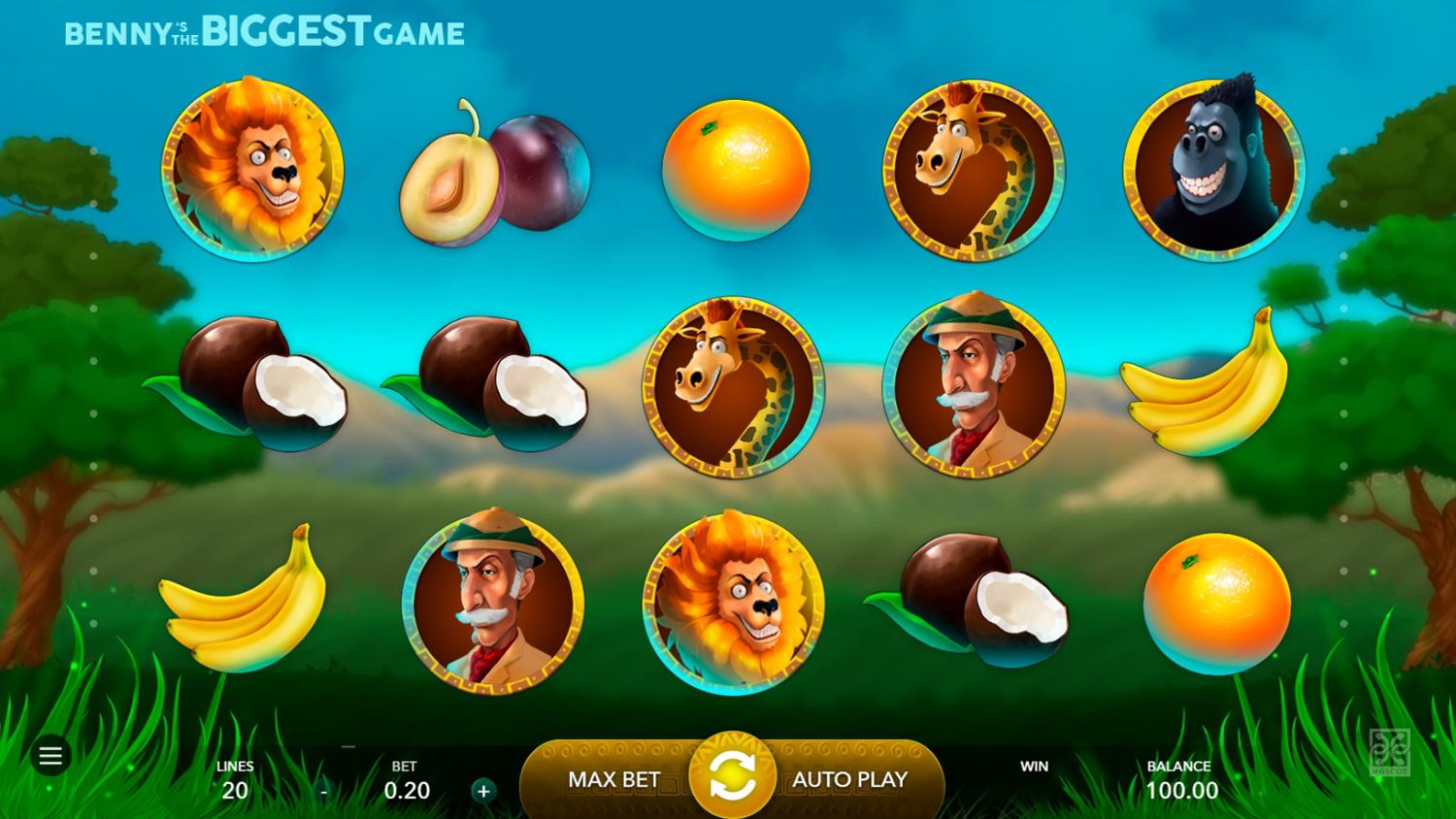 Benny's the Biggest Game Slot Gameplay