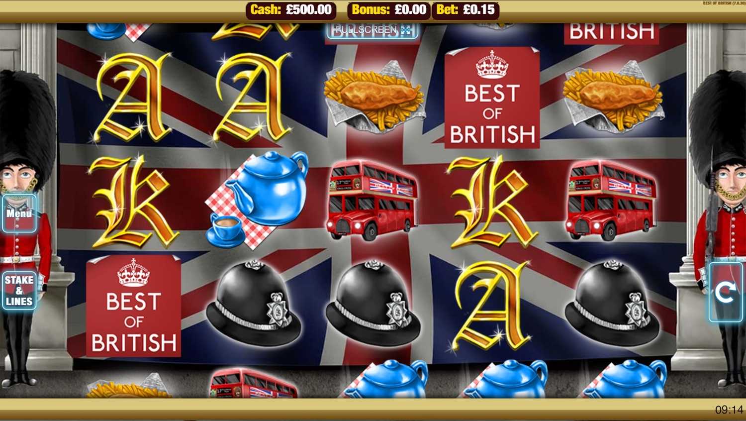 Best of British Slot Gameplay