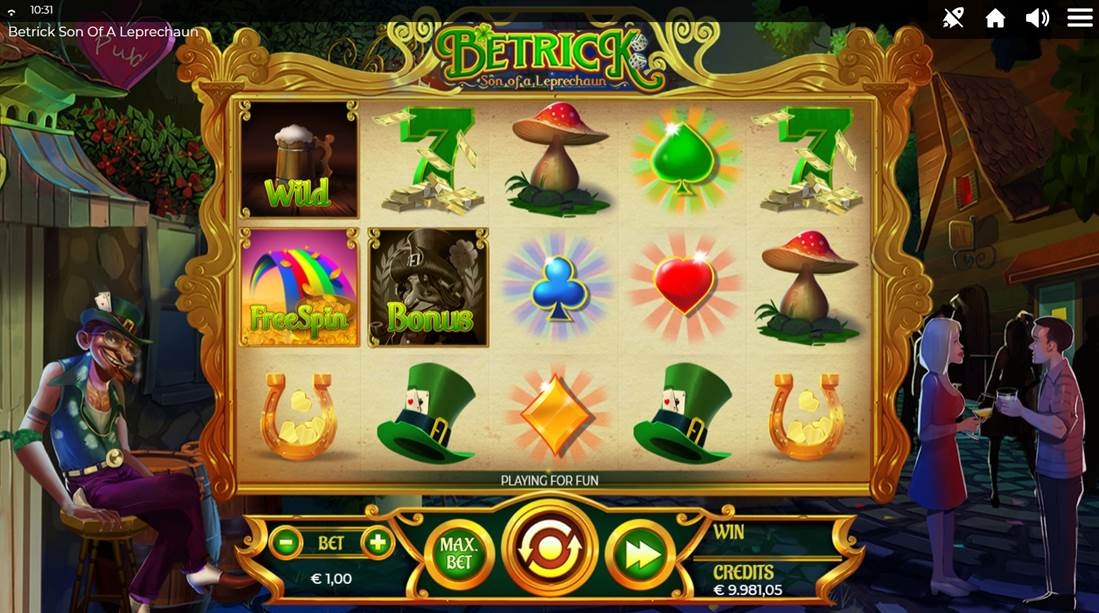 Beterick - Son of Leprechaun Slot Gameplay