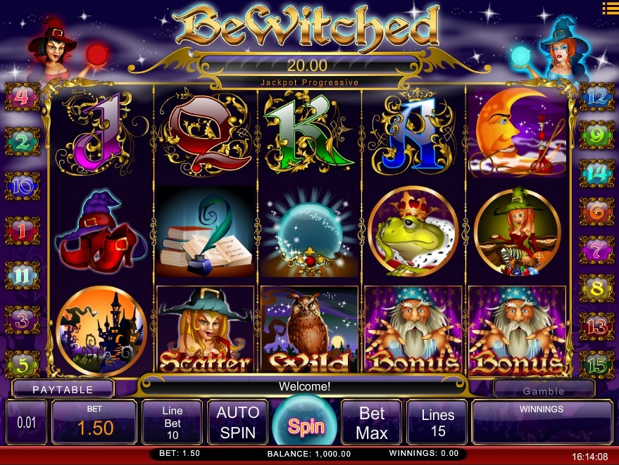 Bewitched Slot Gameplay