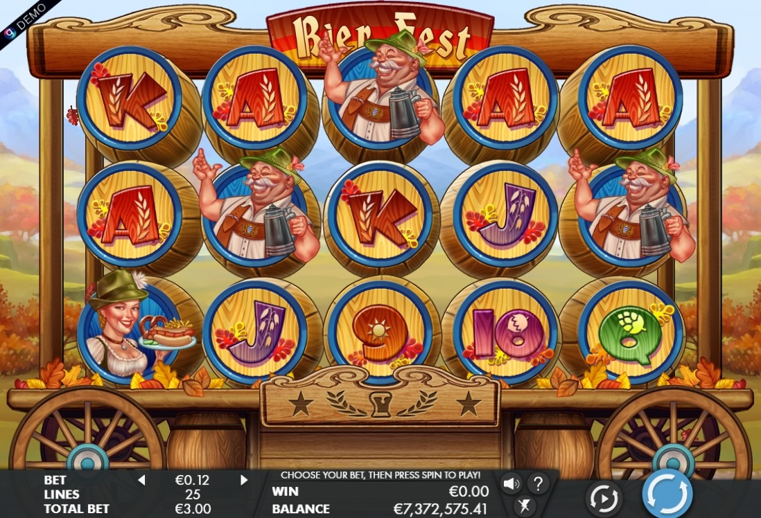 Bier Fest Slot Gameplay
