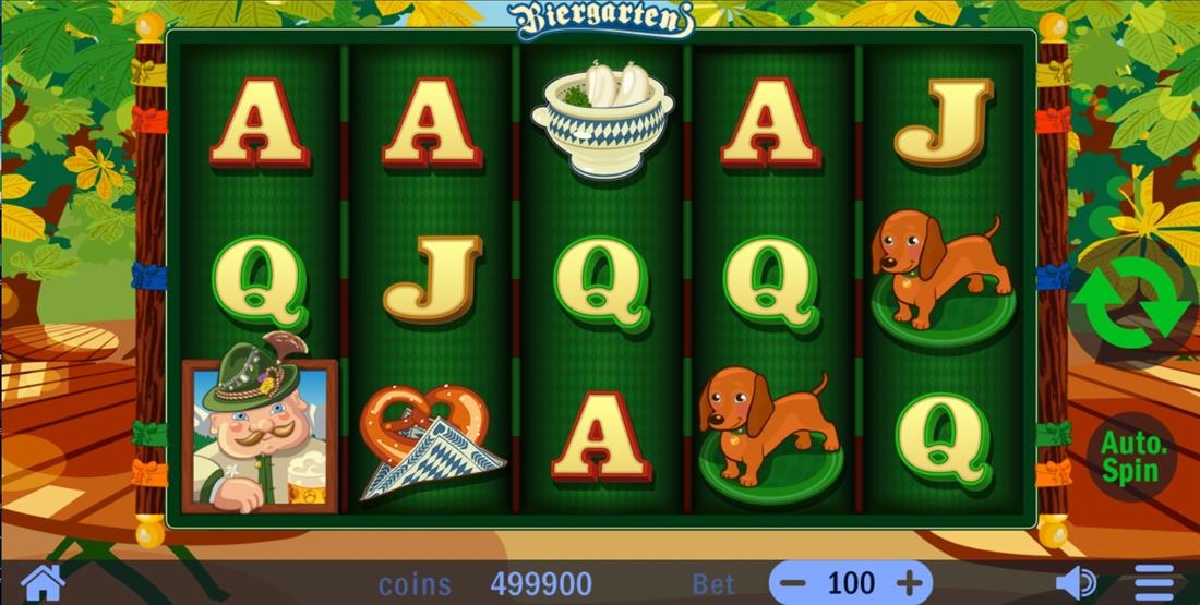 Biergarten Slot Gameplay