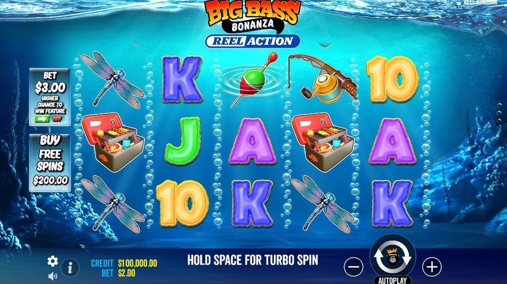 Big Bass Bonanza Reel Action Slot Gameplay