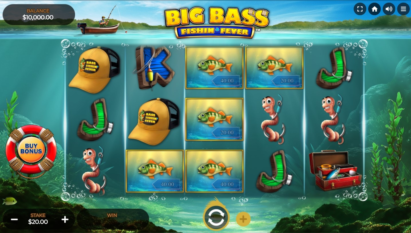Big Bass Fishin' Fever Slot Gameplay