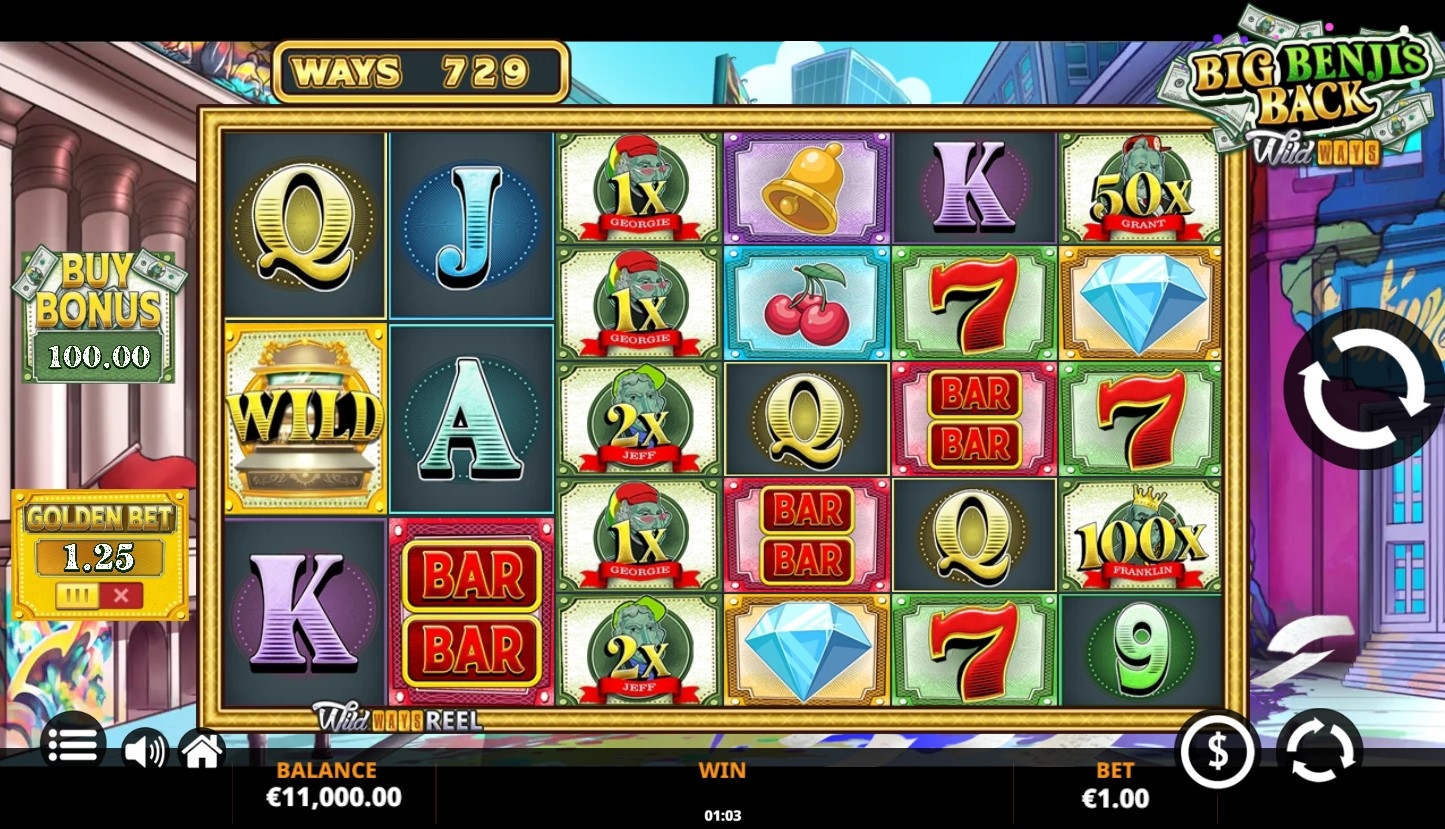 Big Benji's Back WildWays Slot Gameplay