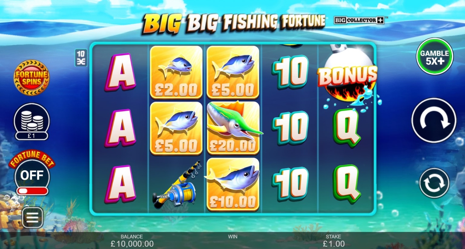 Big Big Fishing Fortune Slot Gameplay