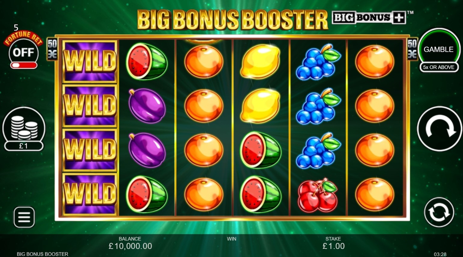 Big Bonus Booster Slot Gameplay