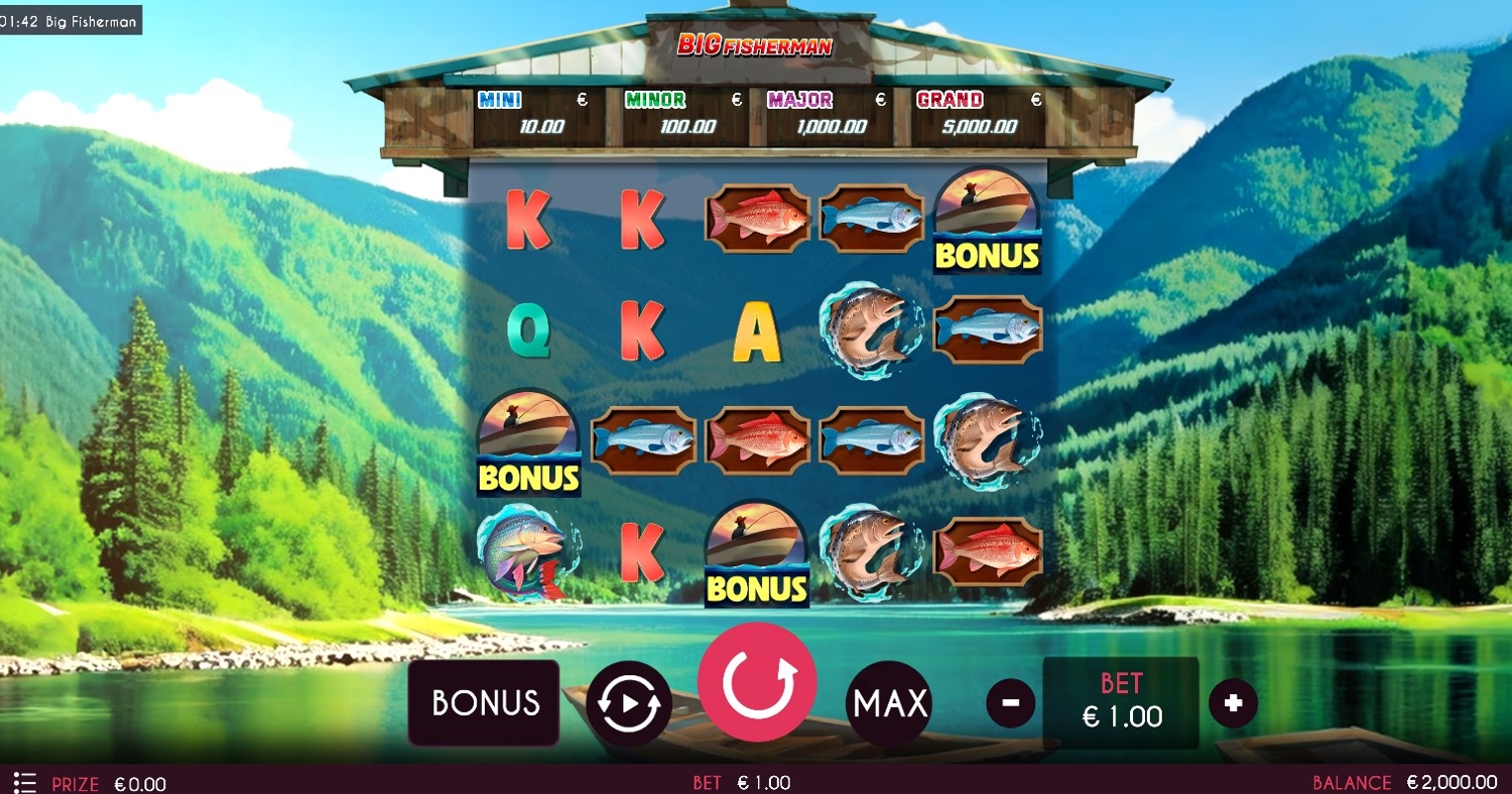 Big Fisherman Slot Gameplay
