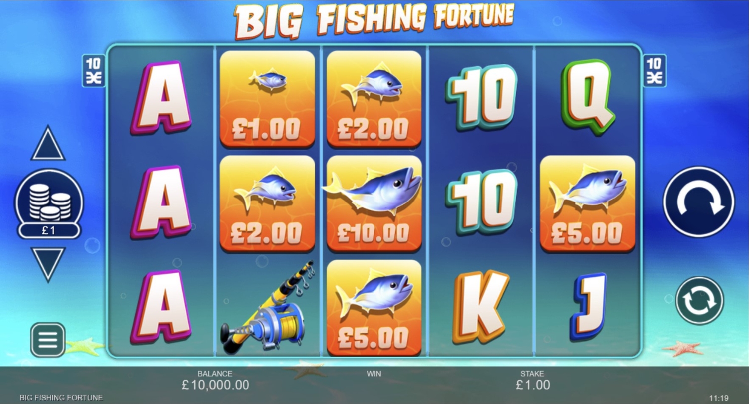 Big Fishing Fortune Slot Gameplay