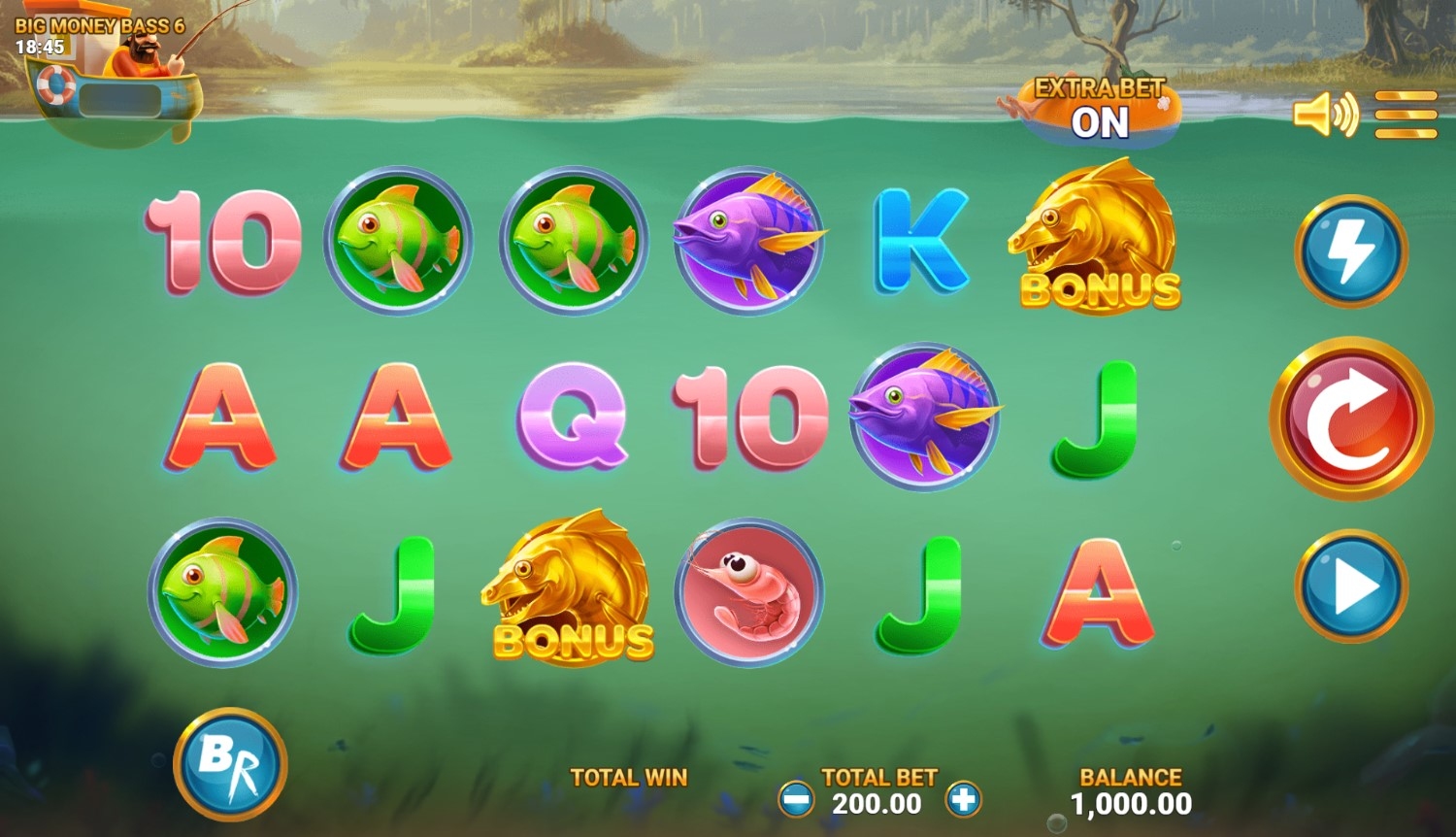 Big Money Bass 6 Slot Gameplay