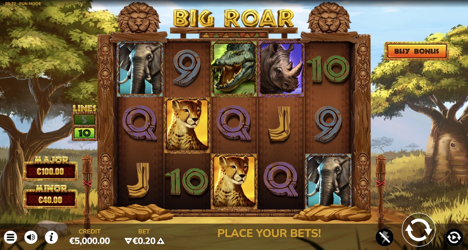 Big Roar Slot Gameplay