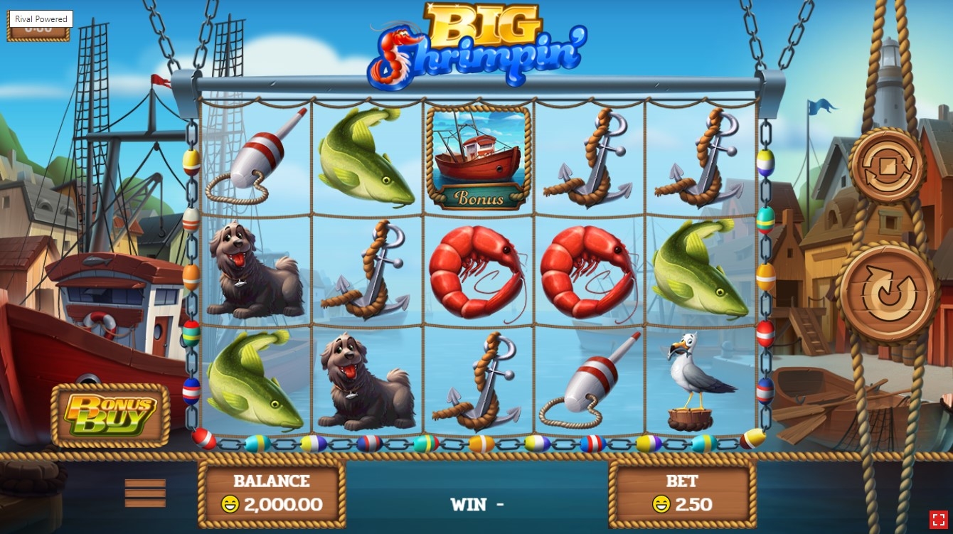 Big Shrimpin' Slot Gameplay
