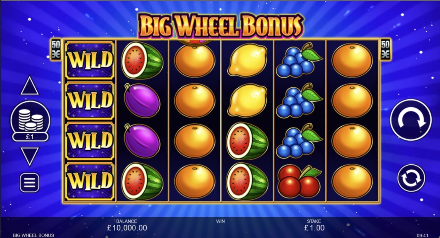 Big Wheel Bonus Slot Gameplay